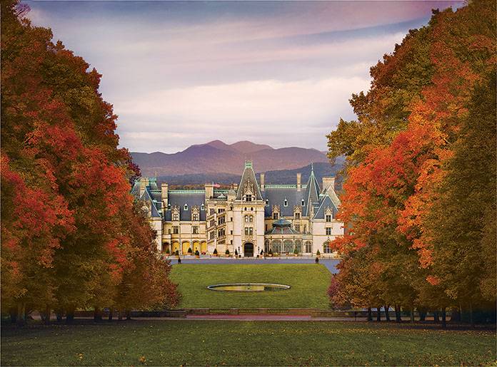 Biltmore Estates Mansion Asheville North Carolina Black White Fine